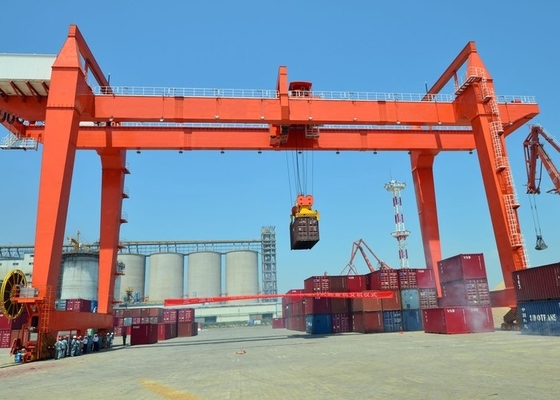 Suwnice do układania na szynie 35-50T Suwnica bramowa dwudźwigarowa 45 m / min