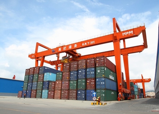 Suwnice do układania na szynie 35-50T Suwnica bramowa dwudźwigarowa 45 m / min