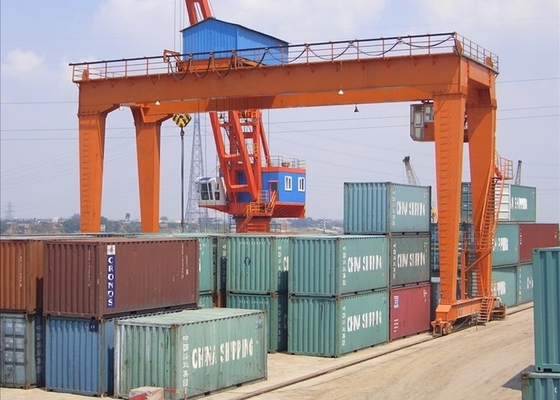 Suwnice do układania na szynie 35-50T Suwnica bramowa dwudźwigarowa 45 m / min
