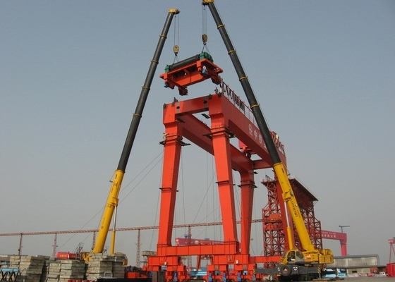 Suwnica bramowa z podwójnym dźwigarem do dużych obciążeń 5 ton do 50 ton Łatwa obsługa w magazynie
