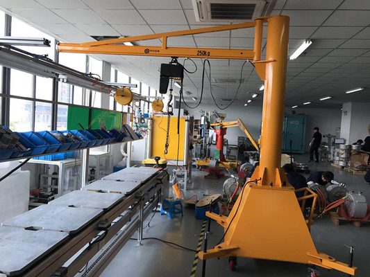 OEM ODM 650cm do 1000cm Swing Arm Jib Crane Elastyczny obrót