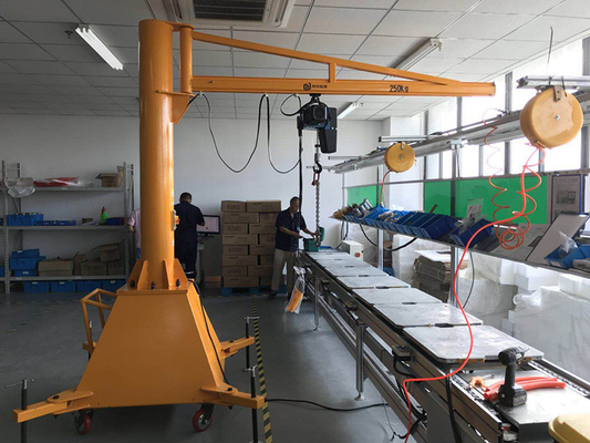 OEM ODM 650cm do 1000cm Swing Arm Jib Crane Elastyczny obrót