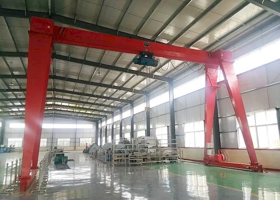 5-tonowa suwnica bramowa z pojedynczą belką z elektrycznym wciągnikiem Wirerope