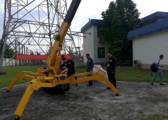Swing Leg Indoor Mobile Spider Crane KB1.0 Mini gąsienicowy żuraw gąsienicowy