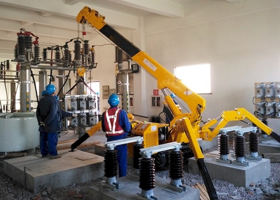2Bezprzewodowe sterowanie zdalne.2t Spider Crane dla nierównej ziemi