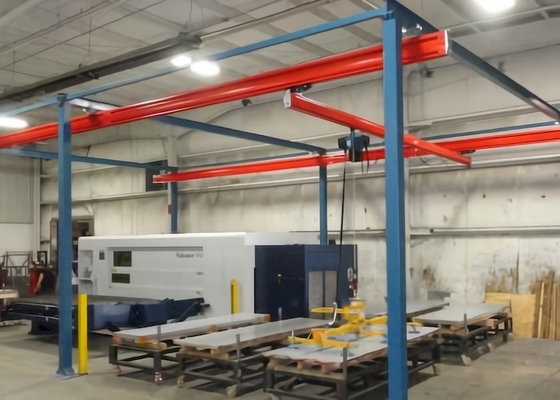 1000kgs do 3200kgs KBK Rail Crane System Zawieszenie Modular Light Crane