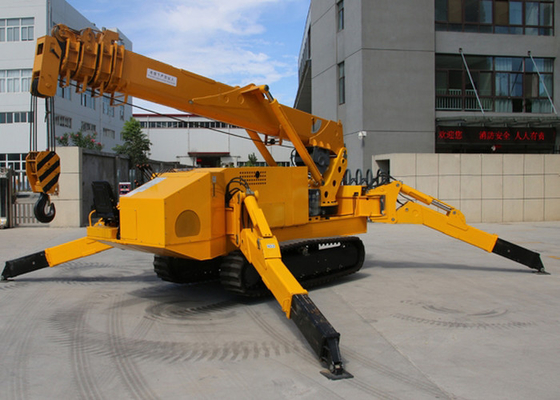 Teleskopowy wysięgnik 1T-8T Mini Spider Crane z automatycznymi podporami poziomu