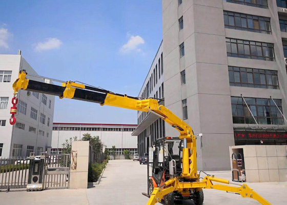 Lekki mały żuraw pająkowy o promieniu 5,07 m-16 m do wąskich przestrzeni