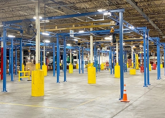 Lekka szyna prowadząca Elastyczna szyna stalowa KBK Crane System 3200kg
