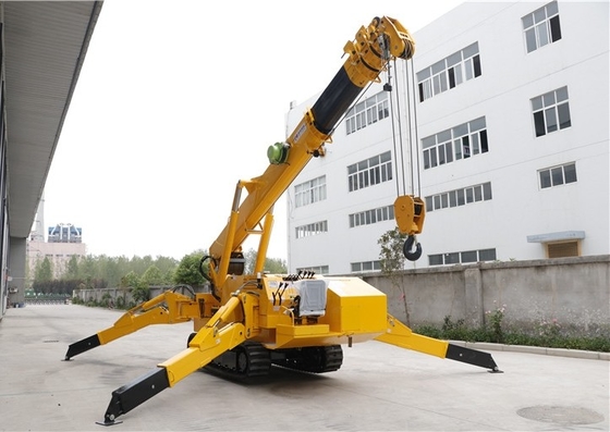 Teleskopowy wysięgnik 1T-8T Mini Spider Crane z automatycznymi podporami poziomu