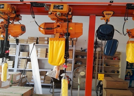 ISO9001 500lb 1000lb elektryczny blok łańcucha ze stałym zawieszeniem hakowym