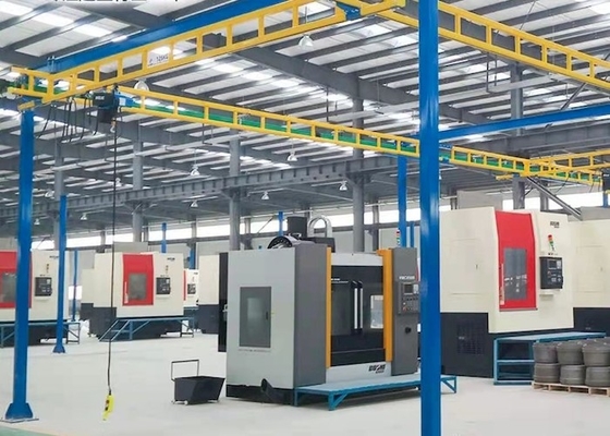 380V 50Hz Elastyczna obsługa KBK Crane Workstation 2T Zamknięty żuraw gąsienicowy