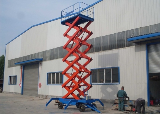 GTJZ 14m 300kg Hydrauliczna platforma podnosząca Mobilna platforma napowietrzna ze stali manganowej