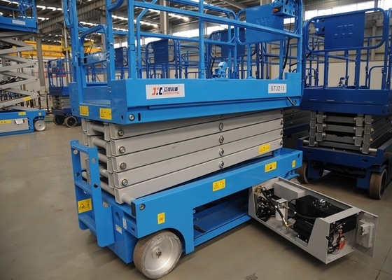 Mobilna hydrauliczna platforma podnosząca 14 m 450 kg z zaworem równoważącym alarm poziomu
