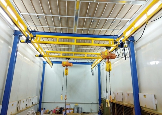 Od 125 kg do 1000 kg Prosto zakrzywiony dźwig szynowy do transportu materiałów