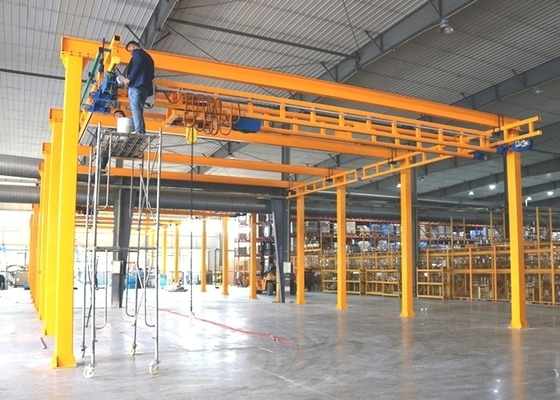 Od 125 kg do 1000 kg Prosto zakrzywiony dźwig szynowy do transportu materiałów
