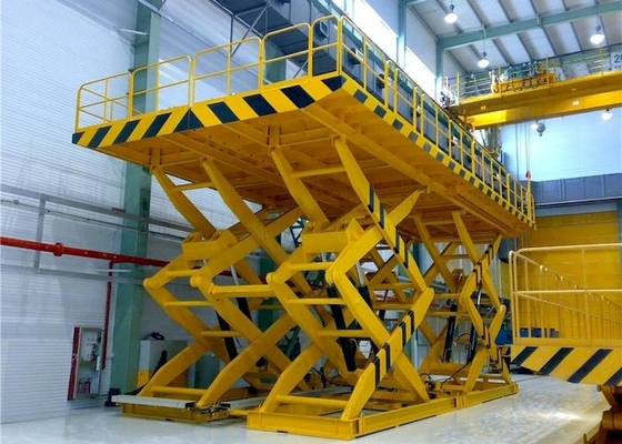 1000 kg do 3000 kg Stabilny hydrauliczny podnośnik nożycowy w fabrycznych liniach produkcyjnych