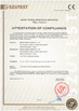 Chiny HENAN SANTO CRANE CO.,LTD Certyfikaty
